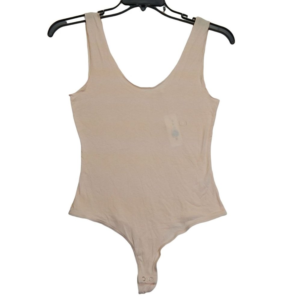 Me To We Bodysuit Tank Top Straps Womens Pink Size XS